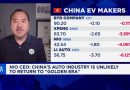 Electric vehicle giant BYD predicts 80% of China car sales will soon be electric